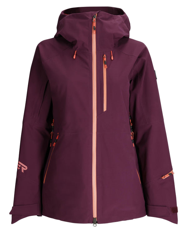 spyder Womens Solitaire Jacket - Plum