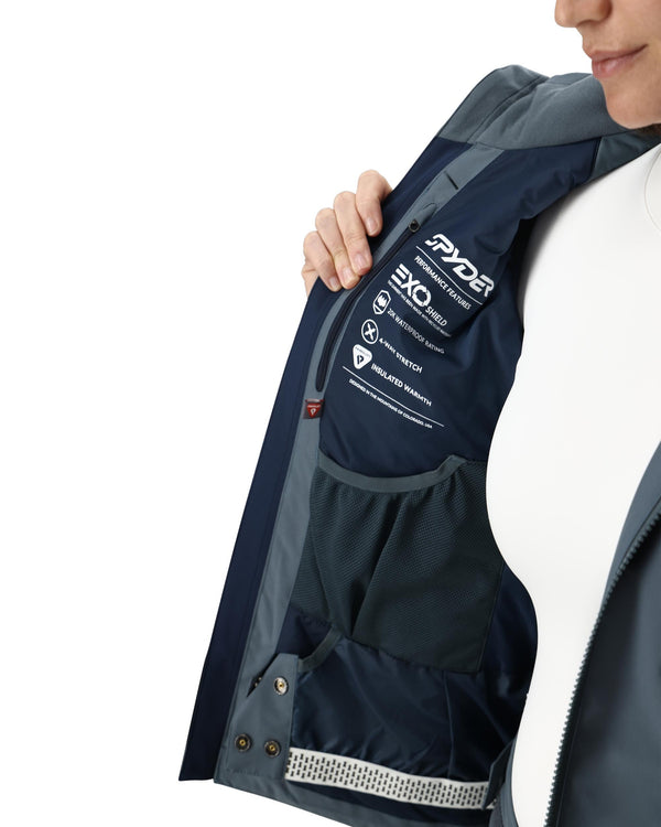 Spyder Womens Vida Jacket - Slate Blue