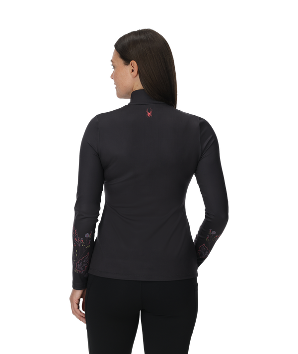 Spyder Womens Vivid Quarter Zip - Black
