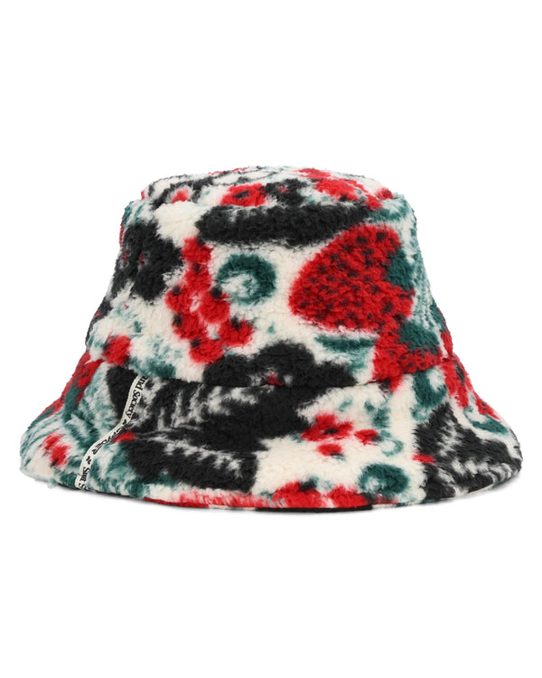 spyder Womens Society Fleece Bucket Hat - Society Racing Green