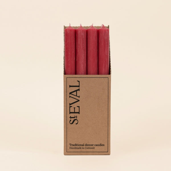 st. eval candle company Pink 7/8" x 10" Dinner Candles box of 12