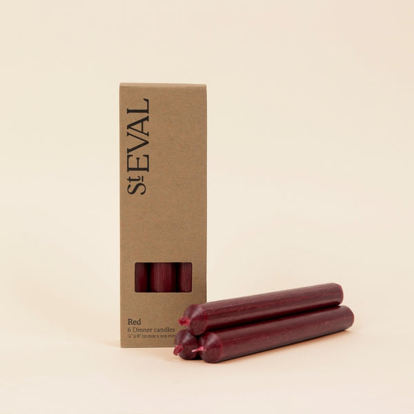st. eval candle company Red