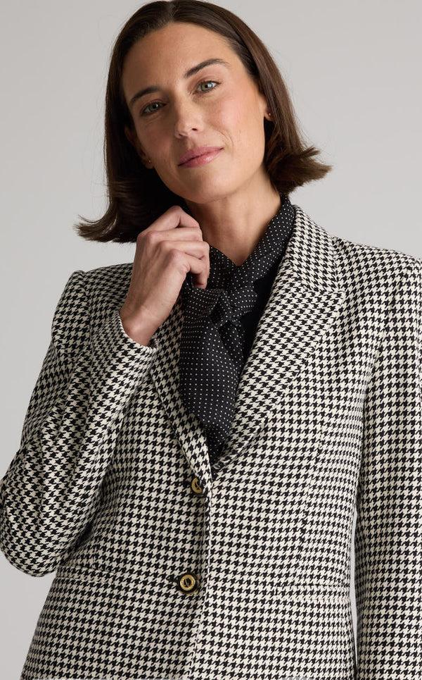 st. john Bridget Scarf In Petite Dot Printed Silk BLEM