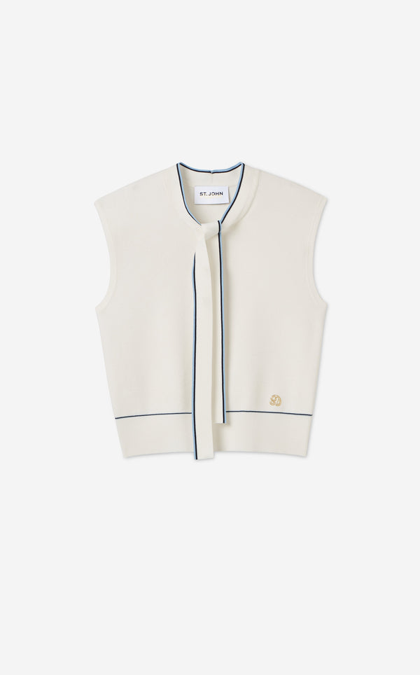 St. John Cali Top In St. John X Malbon Stretch Knit WCTM