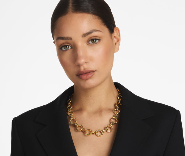 St. John Christina Caruso Italian Chain Necklace GD00