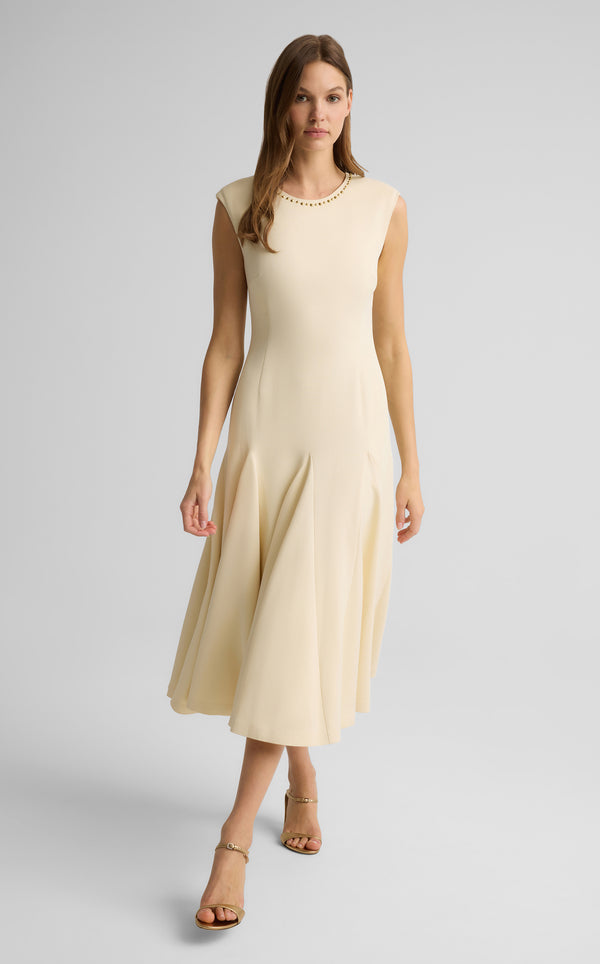 st. john Gracie Dress in Stretch Italian Viscose Blend BTTR