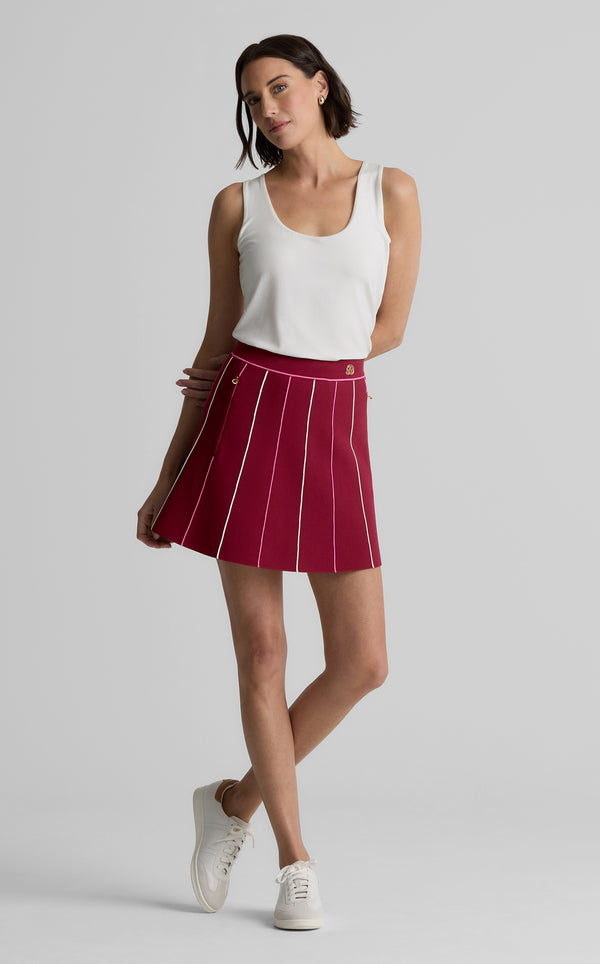 st. john Serena Skirt in St. John x Malbon Santa Roma Knit GCRW