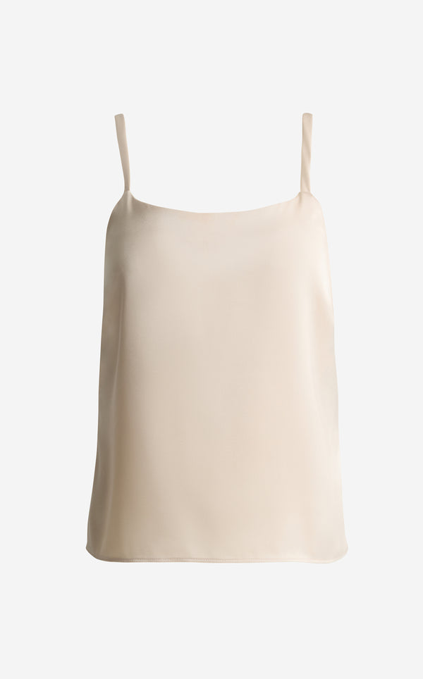 St. John Alice Cami In Liquid Satin LATT