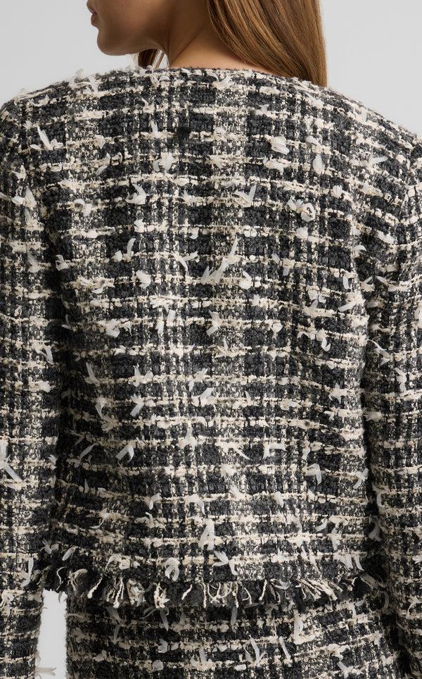 St. John Alice Jacket In Topanga Tweed MGMM