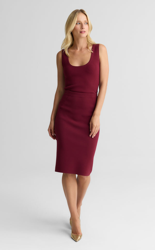 St. John Amy Shell In Venezia Knit BORX