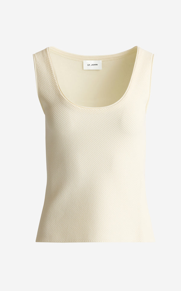 St. John Amy Shell In Venezia Knit EC00