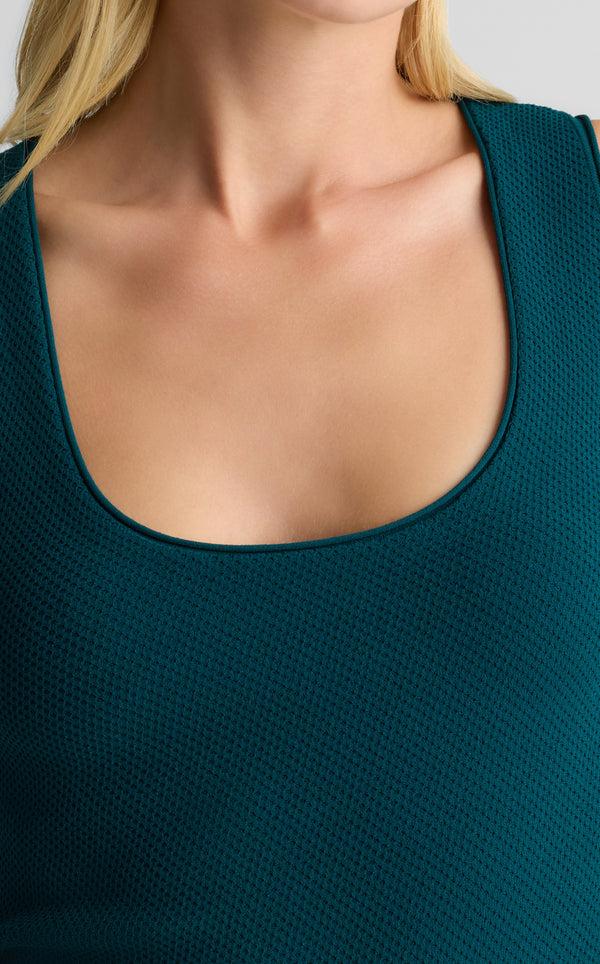 St. John Amy Shell In Venezia Knit TRML