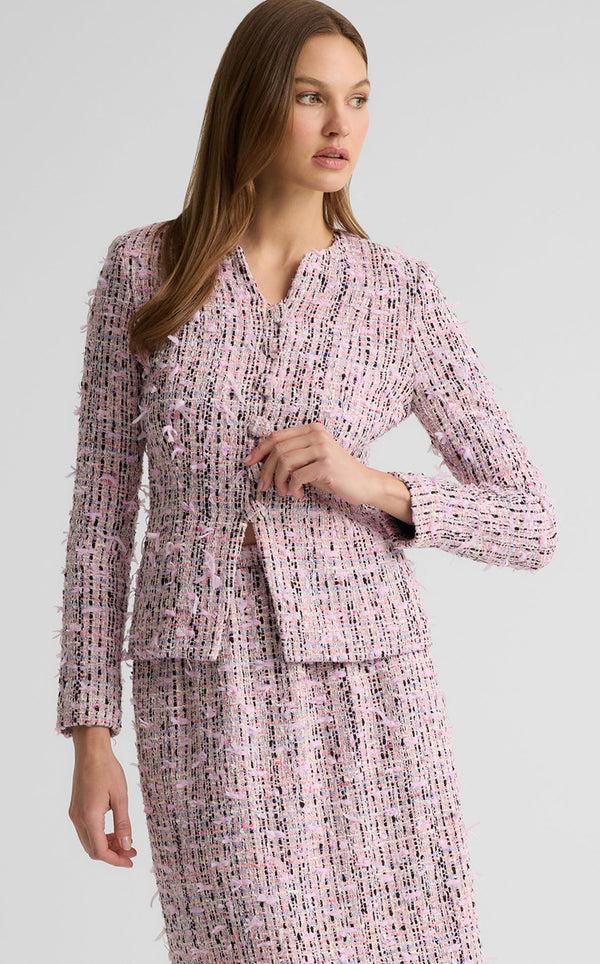 st. john Anastasia Jacket in Ivy Tweed RSQM