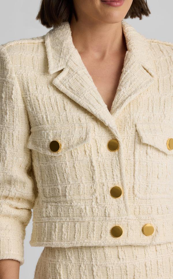 St. John Avery Jacket In Foundry Tweed EC00