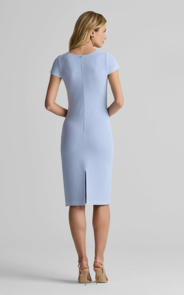 St. John Blaire Dress In Madison Knit BULG
