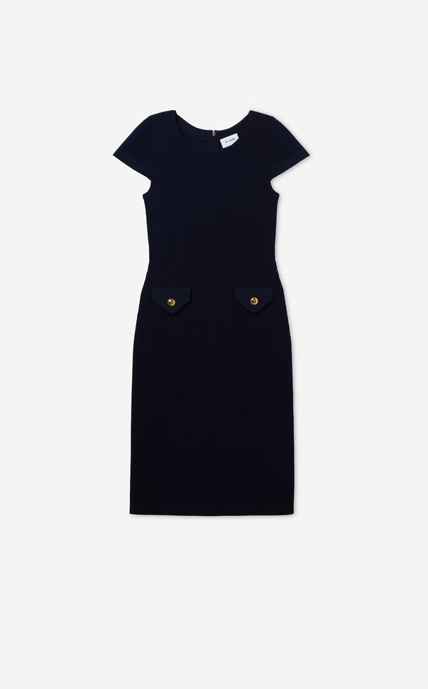 St. John Blaire Dress In Madison Knit NV00