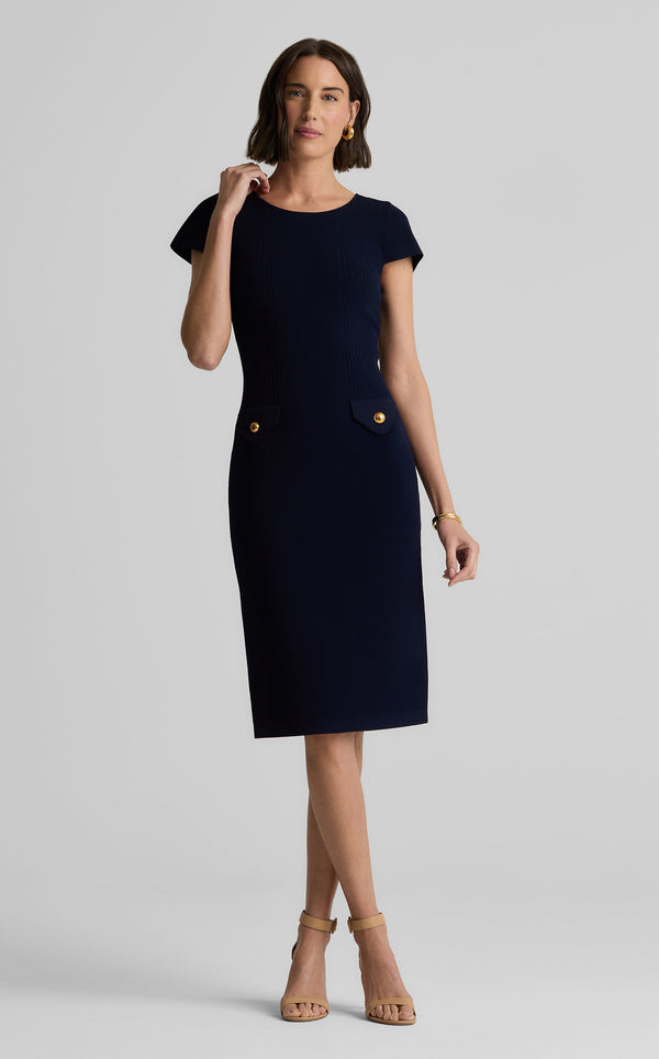 st. john Blaire Dress in Madison Knit NV00