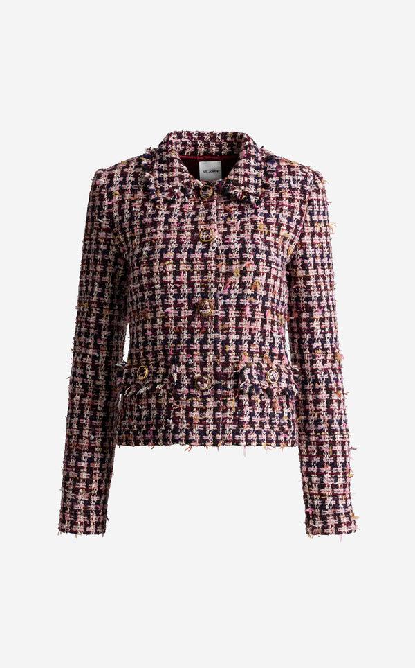St. John Bristol Jacket In Lachman Tweed BOEM