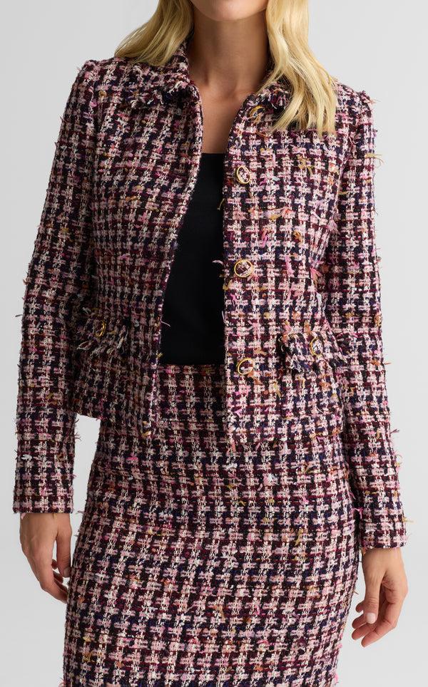 St. John Bristol Jacket In Lachman Tweed BOEM