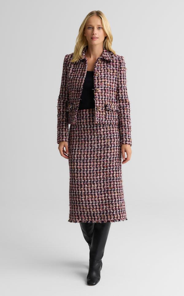 st. john Bristol Jacket In Lachman Tweed BOEM