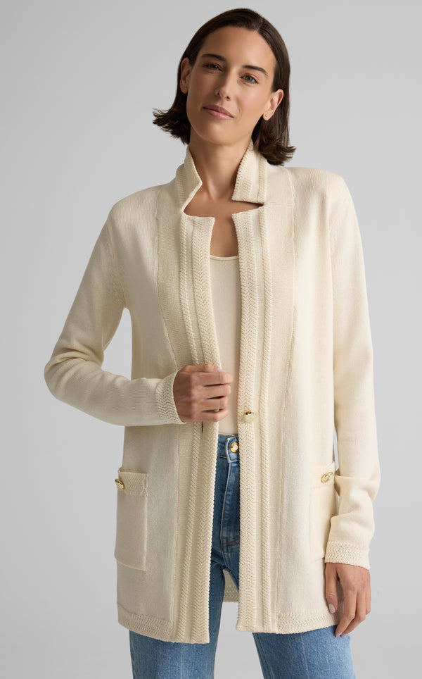 st. john Calista Jacket in Legacy Crepe Knit EC00