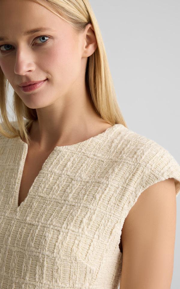 St. John Cameron Dress In Foundry Tweed EC00