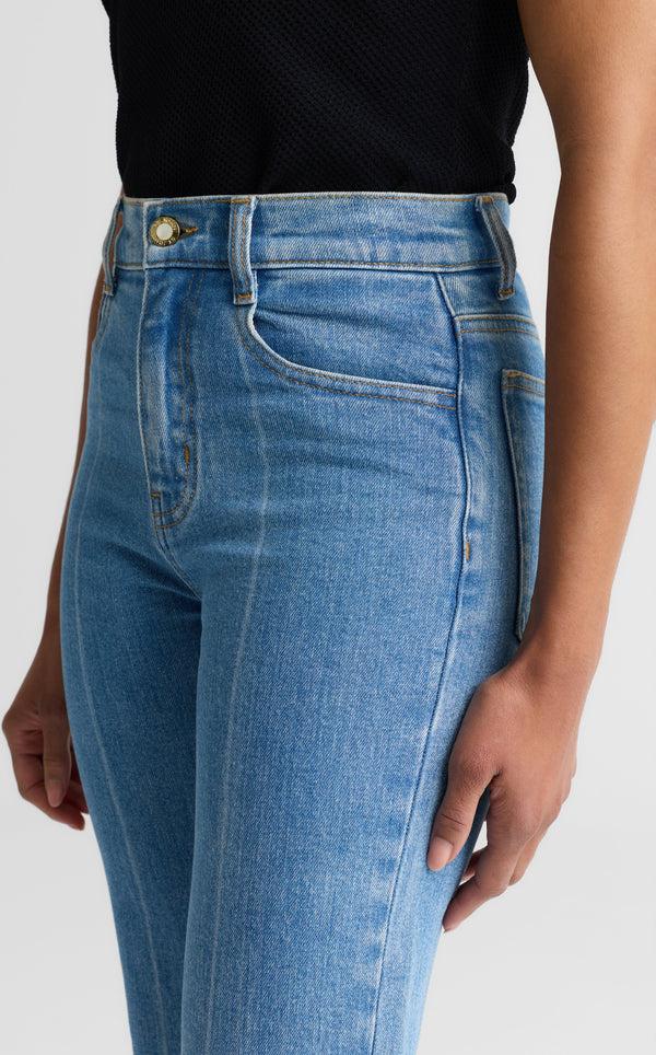 St. John Charlotte Pant In Stretch Denim LIDW