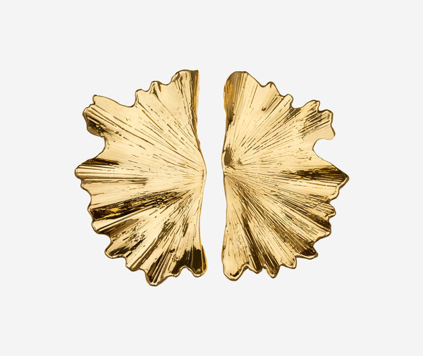 St. John Christina Caruso Gingko Leaf Earring GD00