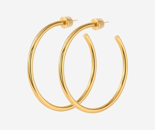 St. John Christina Caruso Wire Hoop Earring GD00