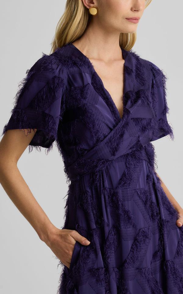 St. John Christy Dress In Fil Coupe DEPP