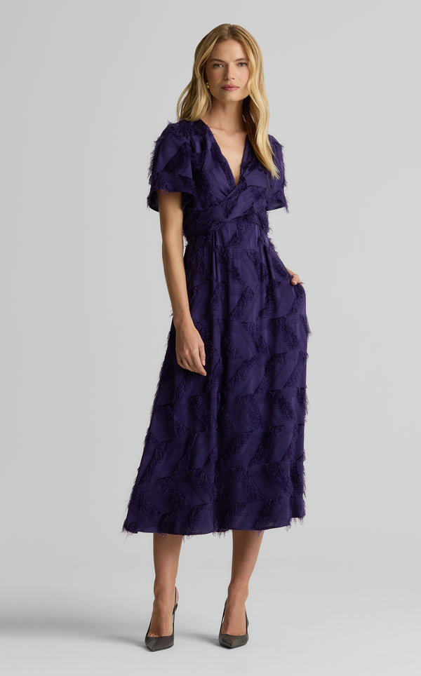 st. john Christy Dress in Fil Coupe DEPP