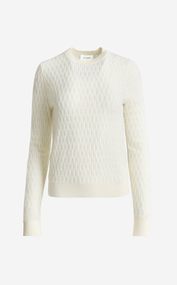 St. John Cora Sweater In Soft Wool Blend EC00