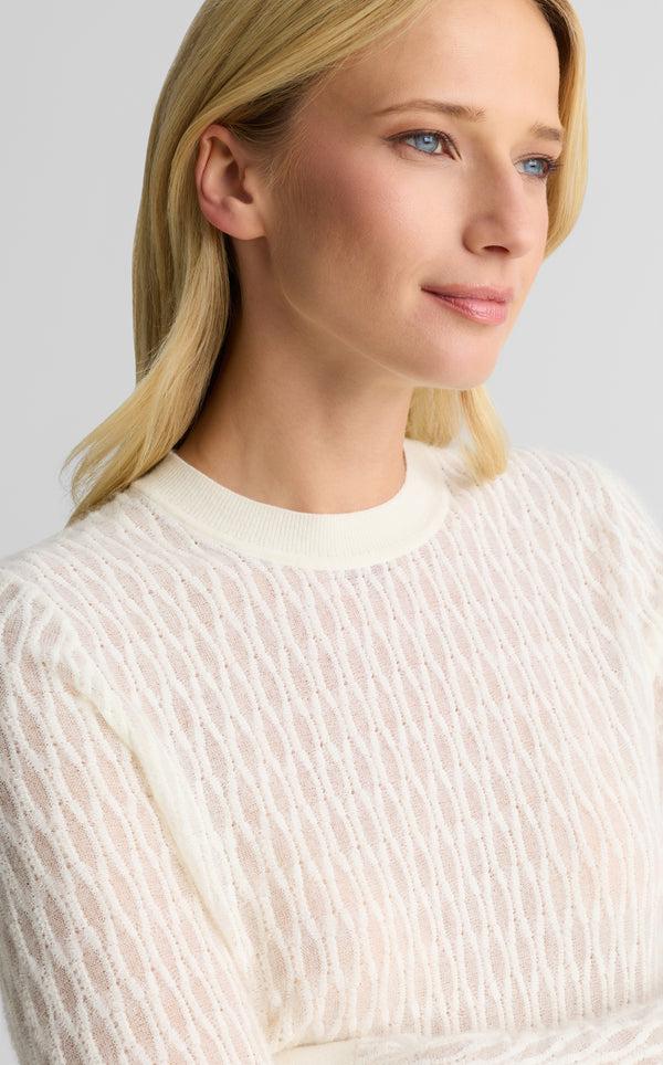 St. John Cora Sweater In Soft Wool Blend EC00