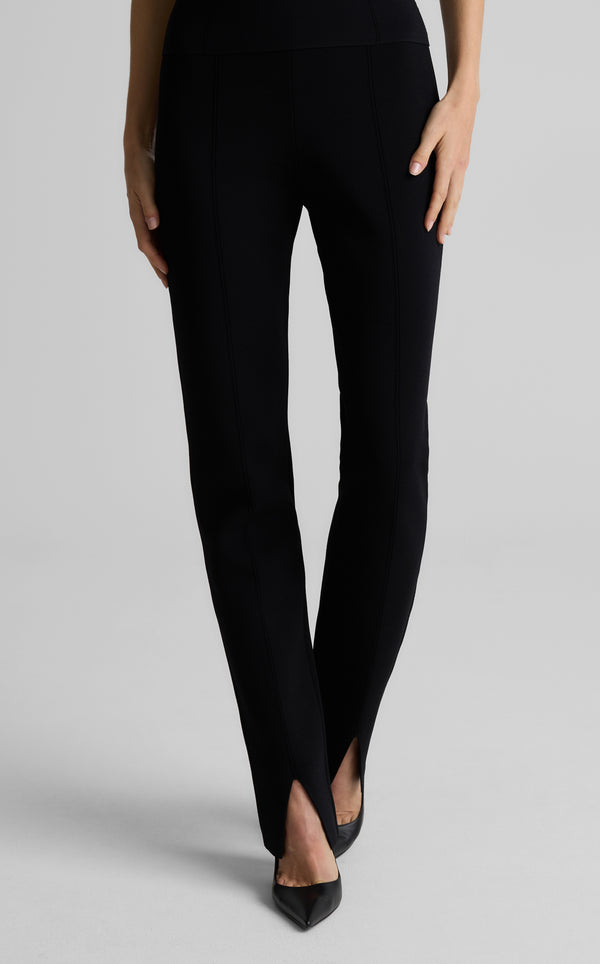 St. John Dani Pant In Santa Roma Knit BK00