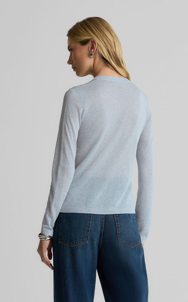 St. John Dawn Cardigan In Embellished Knit BULG