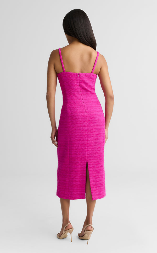 St. John Debra Dress In Bloomsbury Tweed HTPK