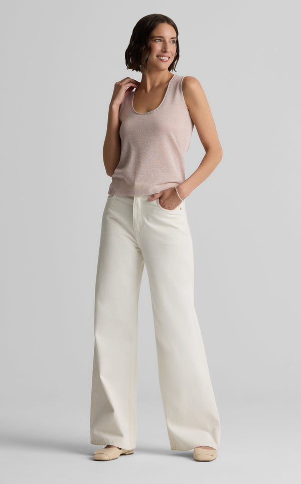 st. john Diana Shell in Metallic Knit PWRS