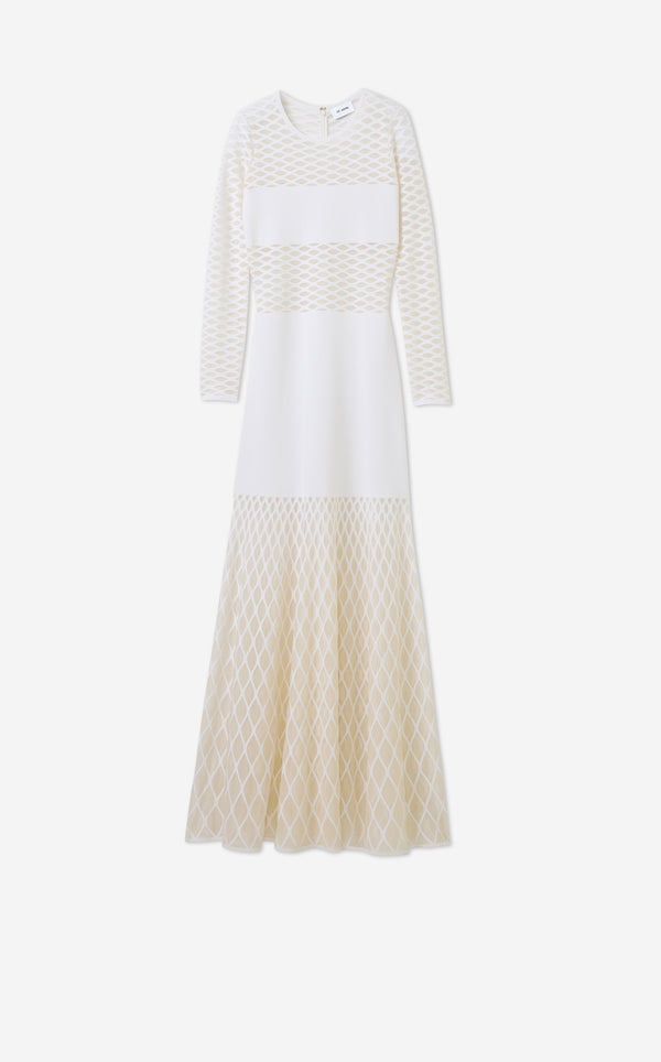 St. John Dina Gown In Diamond Knit IV00