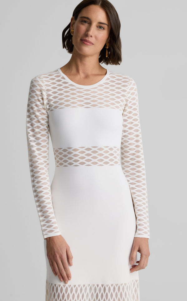 St. John Dina Gown In Diamond Knit IV00