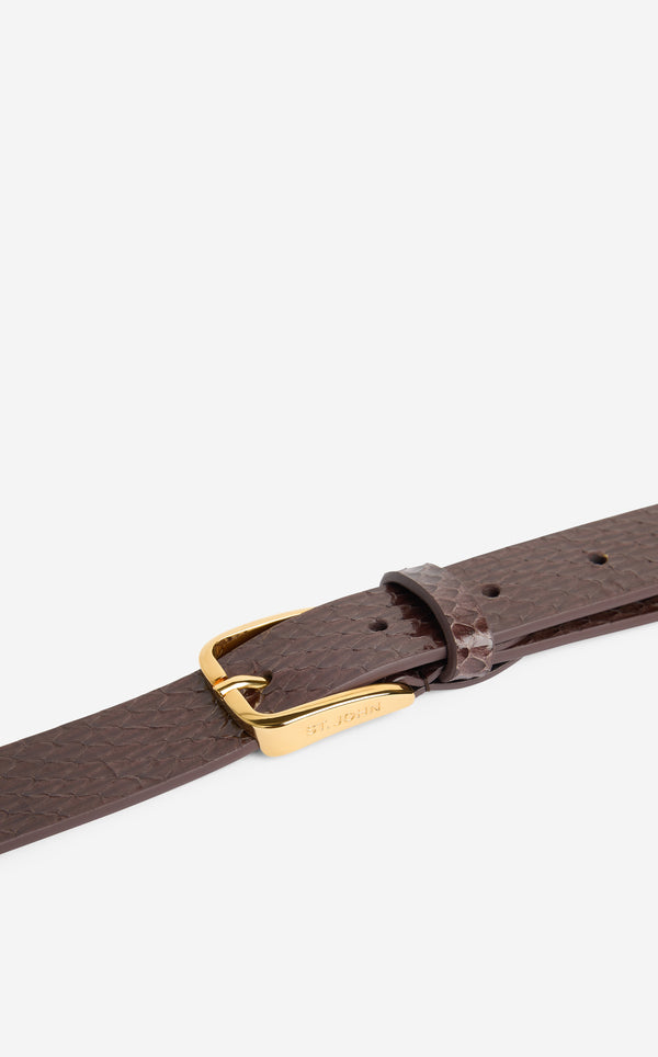 St. John Double Buckle Wrap Belt MCGL