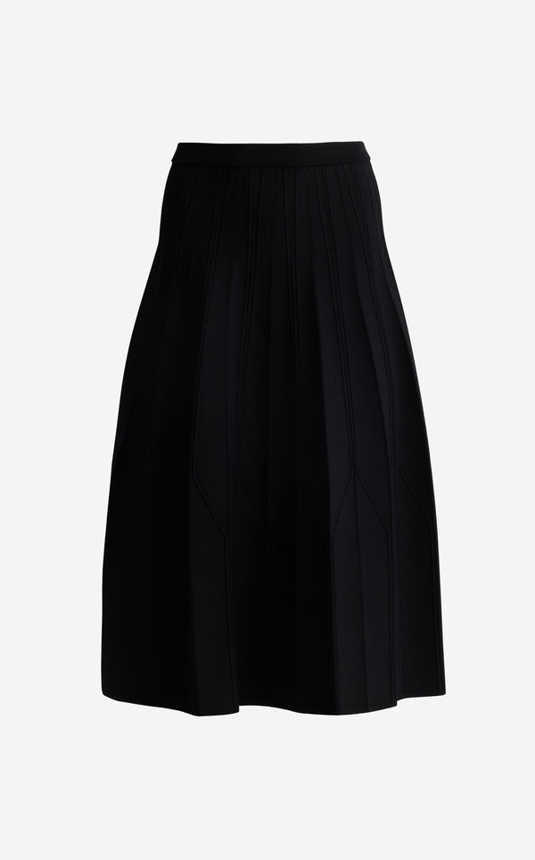 St. John Edith Skirt In Valley Knit BK00