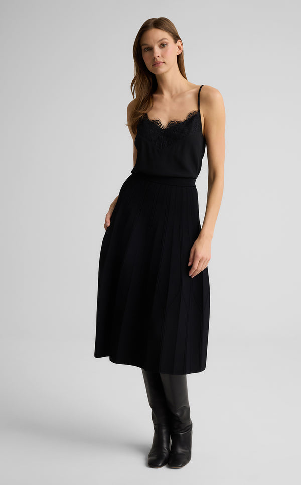 st. john Edith Skirt in Valley Knit BK00