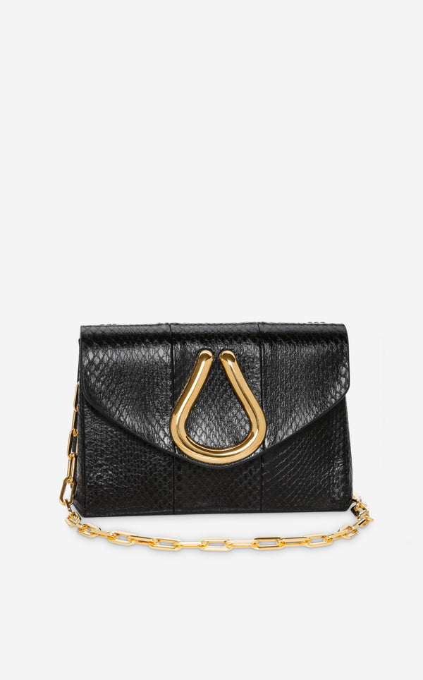 St. John Elaphe Water Snake Small Handbag BK00