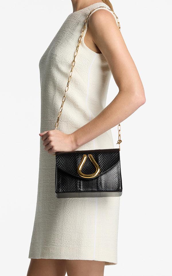 St. John Elaphe Water Snake Small Handbag BK00