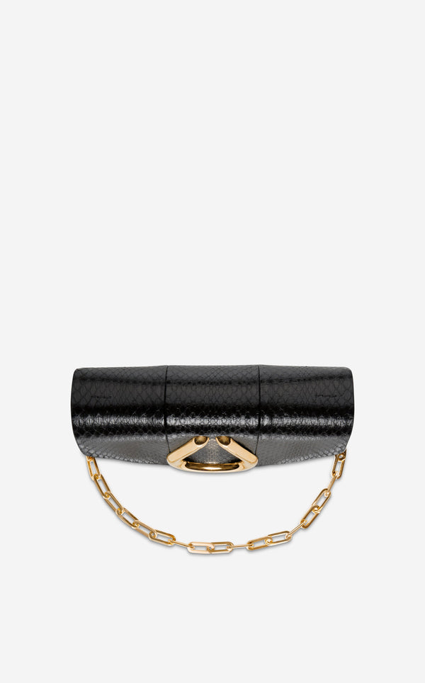 St. John Elaphe Water Snake Small Handbag BK00