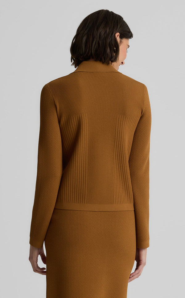 St. John Ellis Jacket In Madison Knit CINA