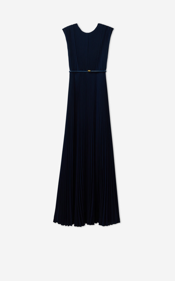 St. John Emery Gown In Lightweight Crepe NV00