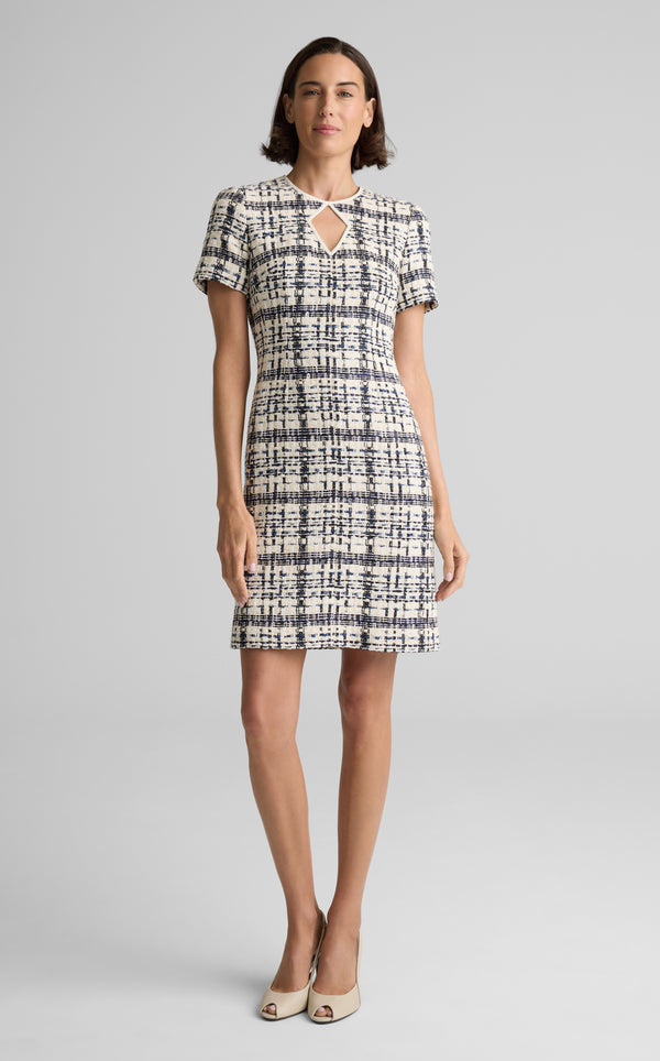 st. john Emma Dress In St. Tropez Tweed EBWM