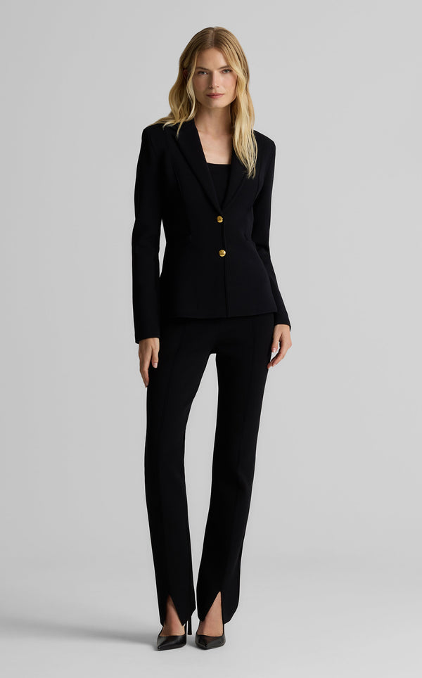 st. john Erin Jacket In Santa Roma Knit BK00