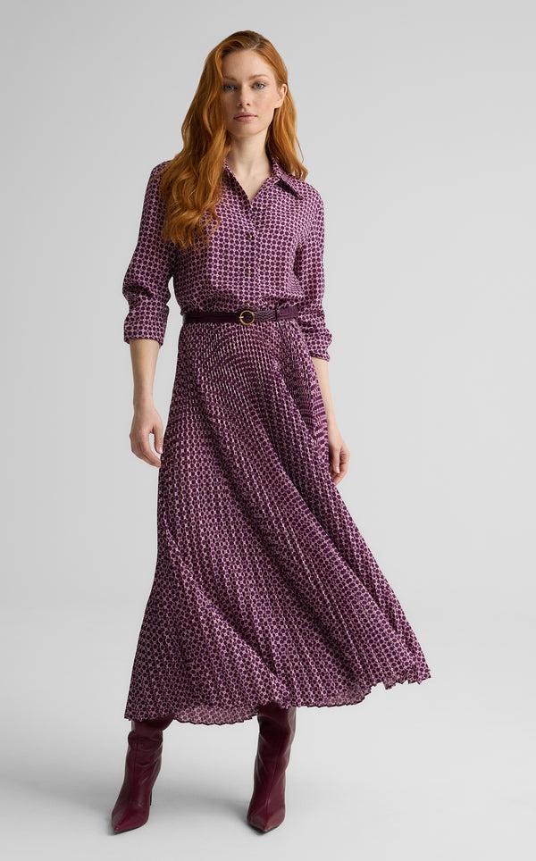 st. john Estelle Dress in Geo Petal Print BYQM